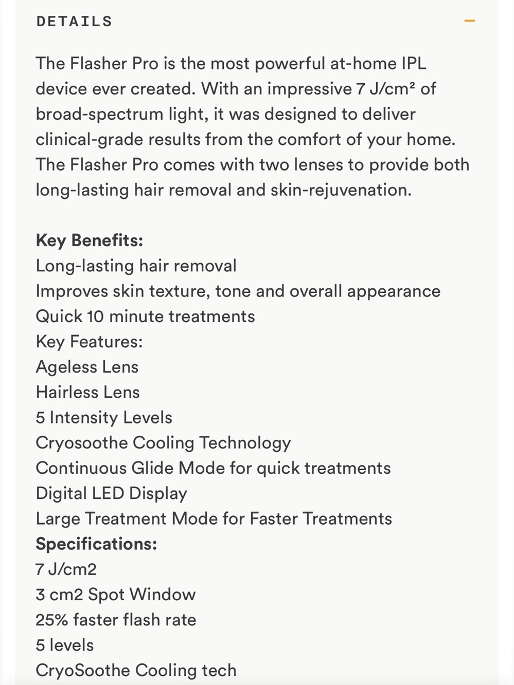 Nood Flasher Pro Hair Removal Laser Device in White - Picture 12 of 13